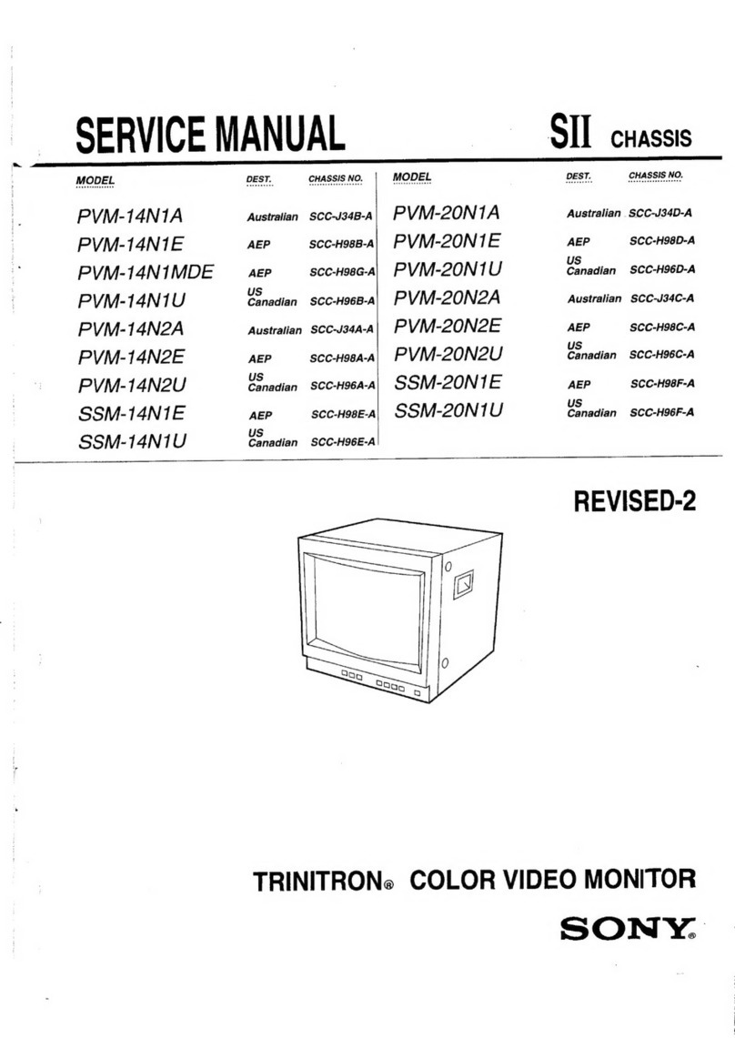 Sony Trinitron PVM-14N1A User manual