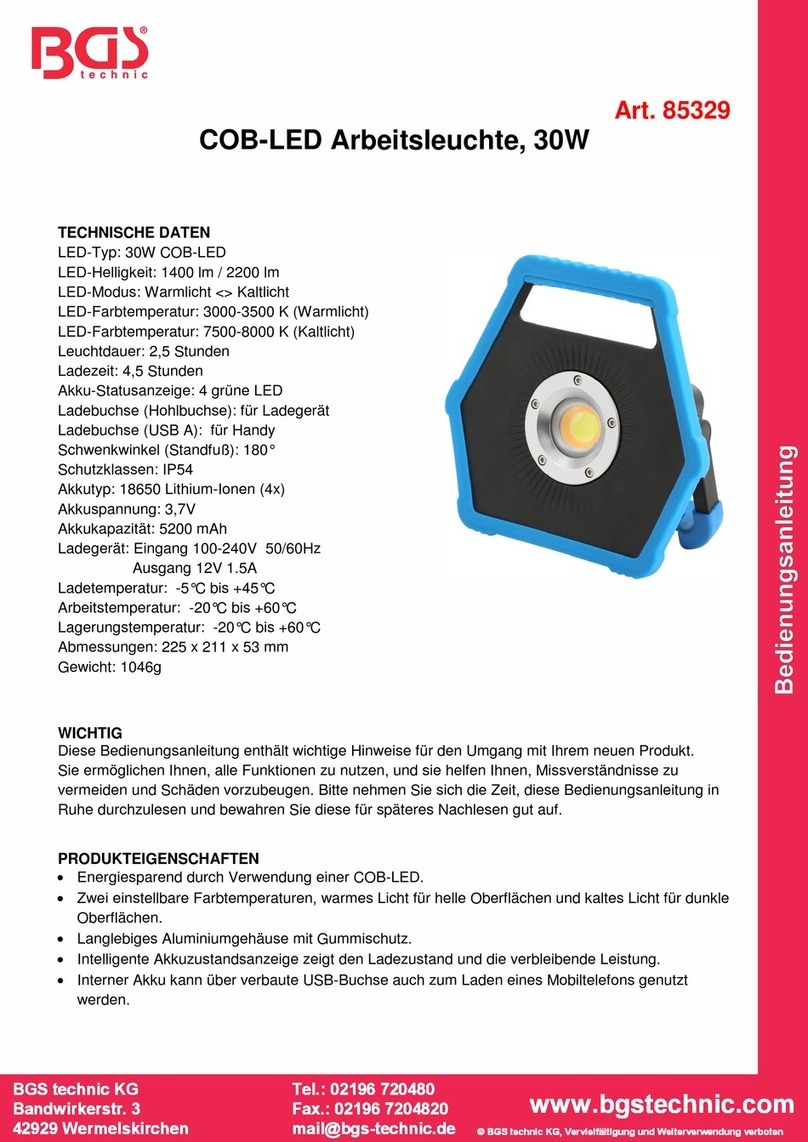 BGS technic 85329 instruction manual