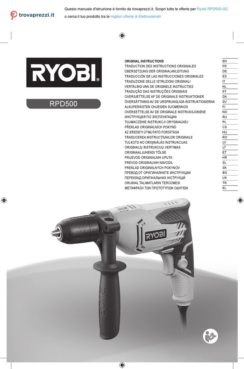 Ryobi RPD500-GC Original instructions