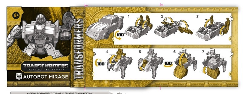 Hasbro TRANSFORMERS AUTOBOT MIRAGE User manual Hasbro TRANSFORMERS AUTOBOT MIRAGE User manual