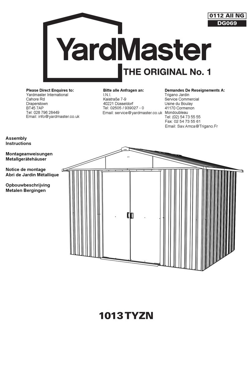 Yardmaster 1013 TYZN Assembly instructions