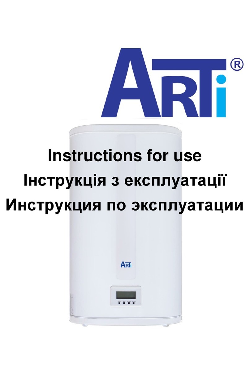 ArTi WH Cube 80L User manual