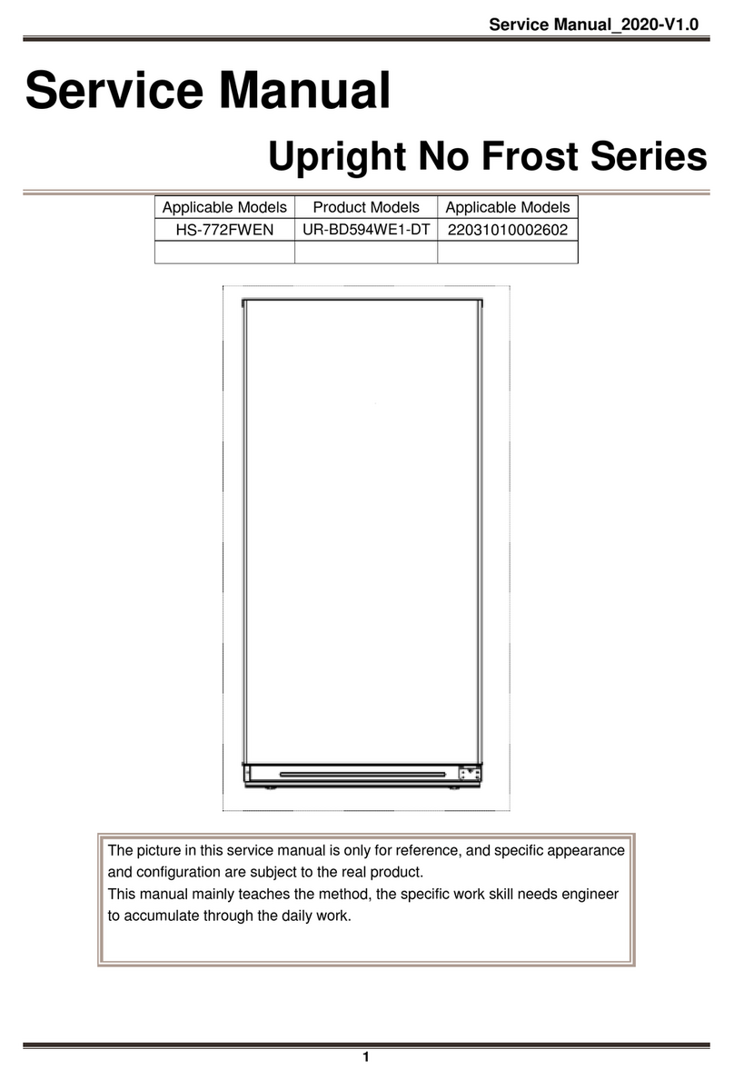 Midea UR-BD594WE1-DT User manual
