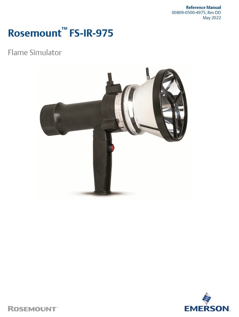 Emerson Rosemount FS-IR-975 User manual