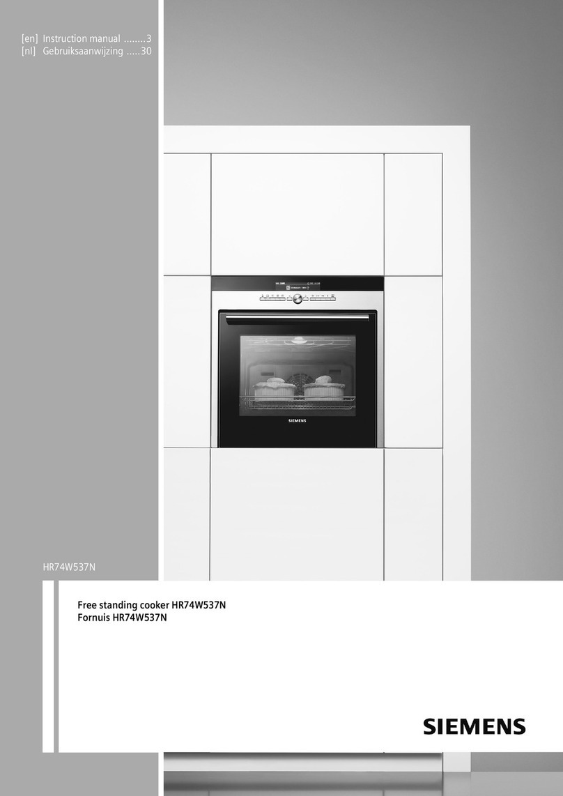 Siemens HR74W537N instruction manual