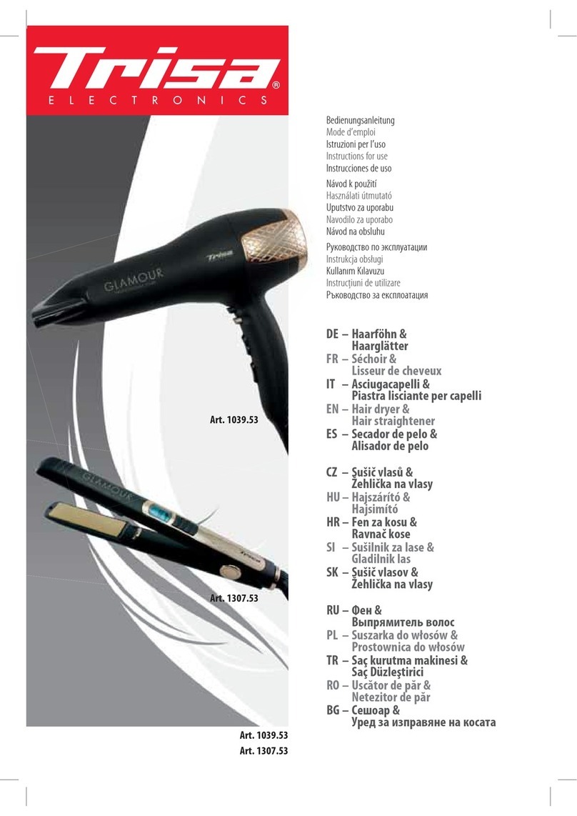 Trisa electronics 1307.53 Instructions for use