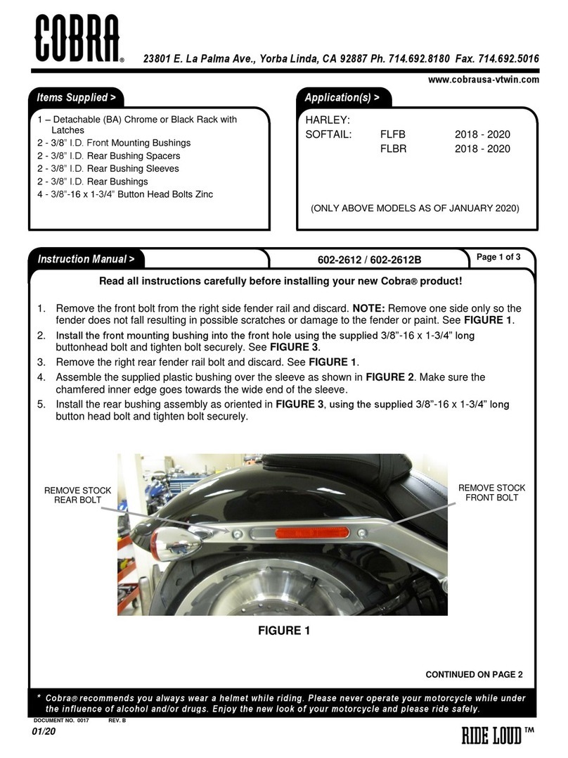 Cobra 602-2612B instruction manual