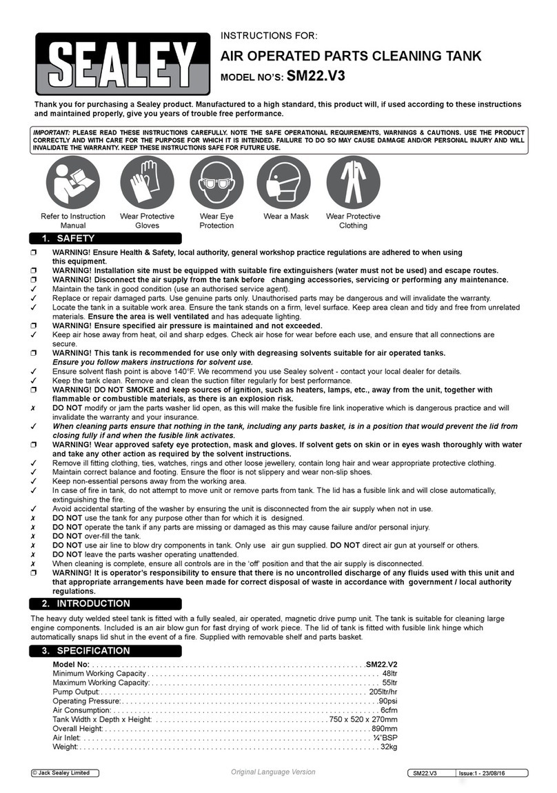 Sealey SM22.V3 instructions