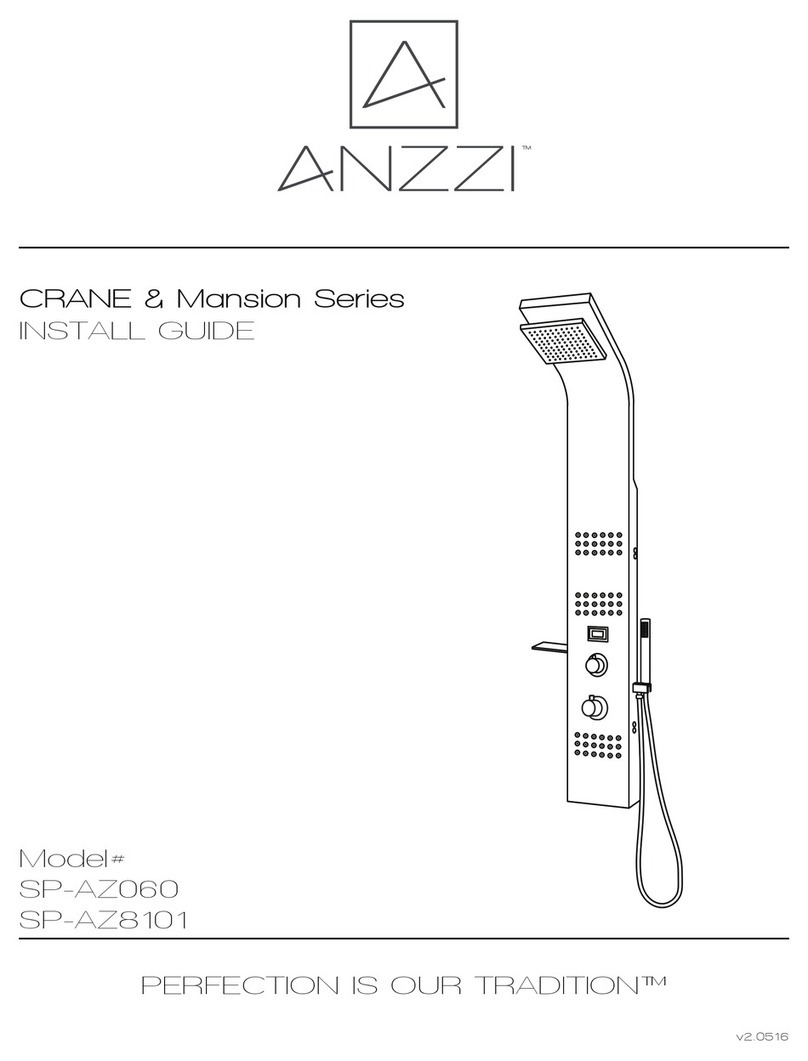 Anzzi SP-AZ060 User manual