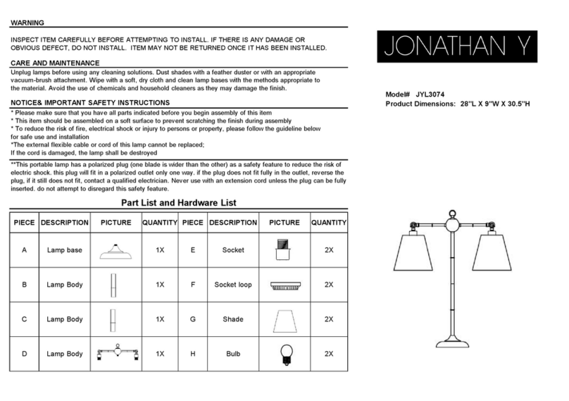 JONATHAN Y JYL3074 manual