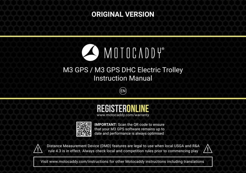 Motocaddy M3 GPS User manual