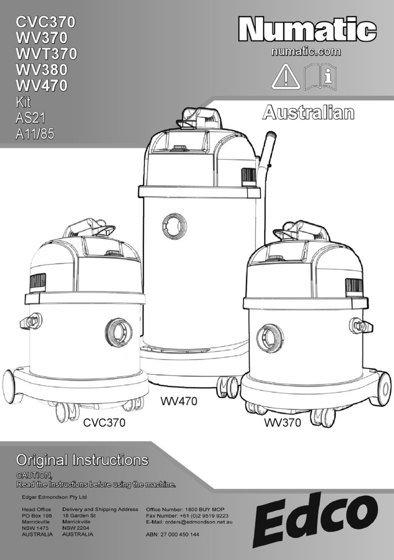 Edco Numatic CVC370 Original instructions