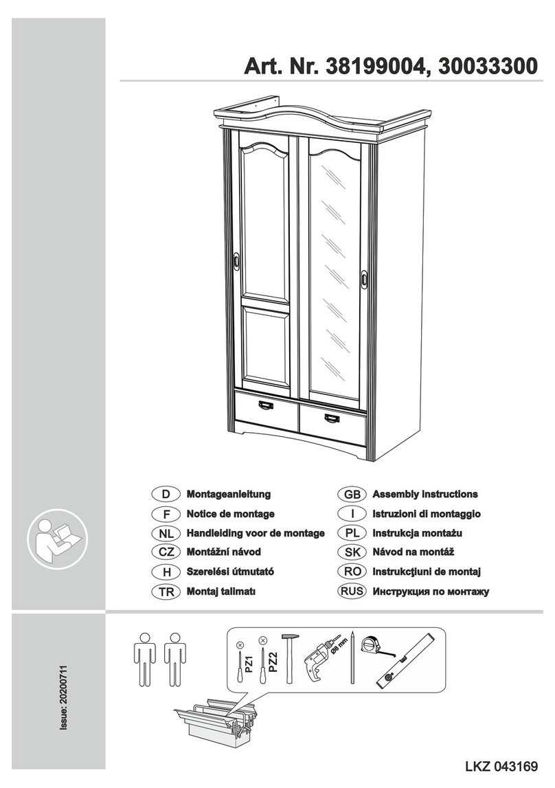 Home affaire Konrad 38199004 Assembly instructions