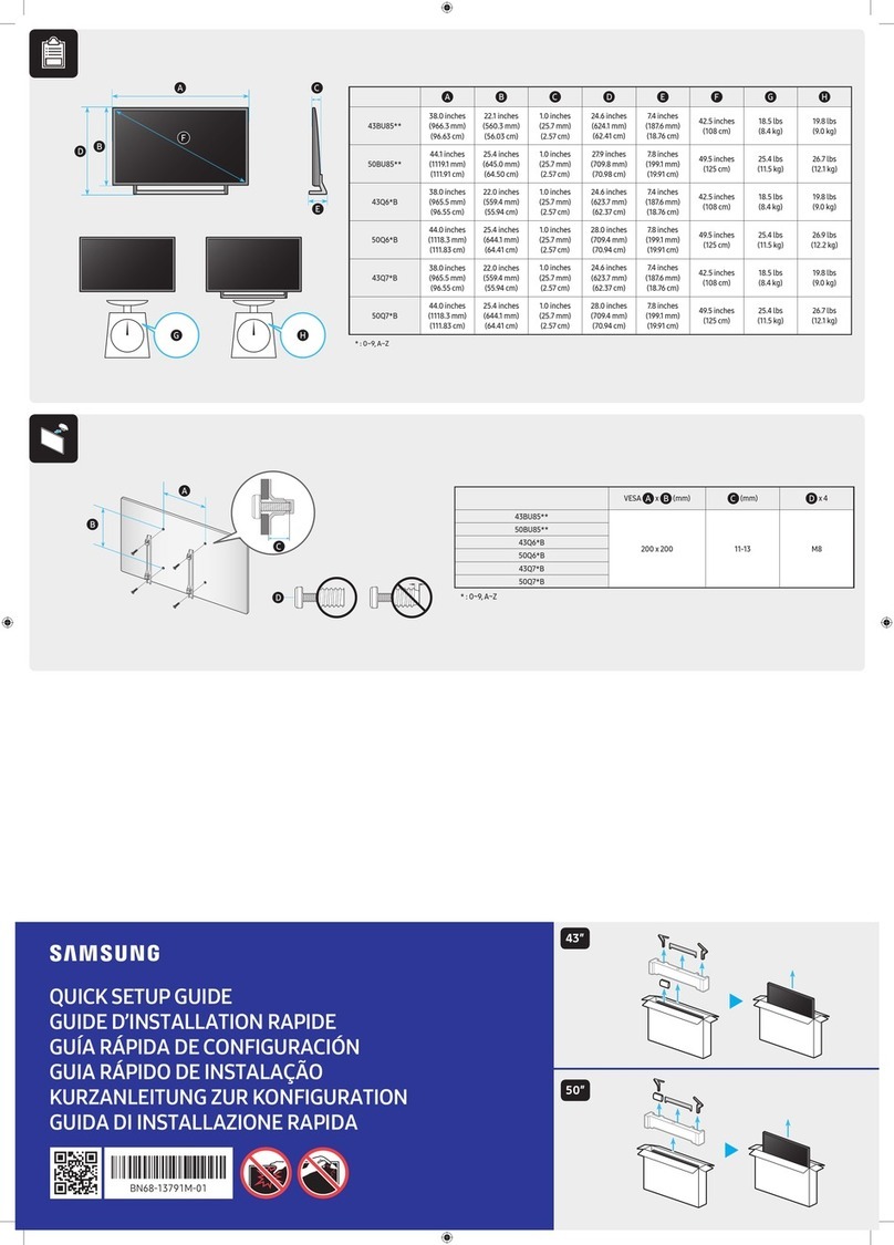Samsung GQ43Q74B User manual