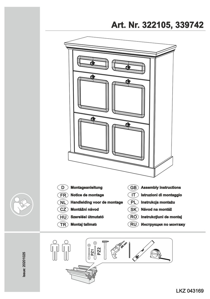 Home affaire Basilico 322105 Assembly instructions