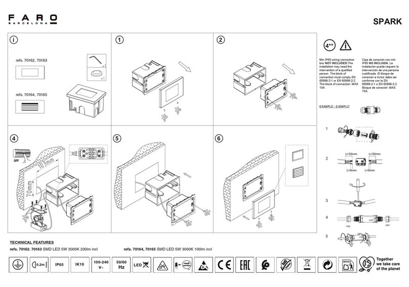 Faro Barcelona 70162 User manual