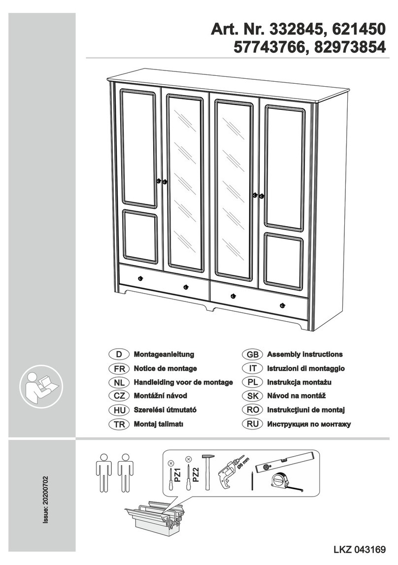 Home affaire Hugo 332845 Assembly instructions