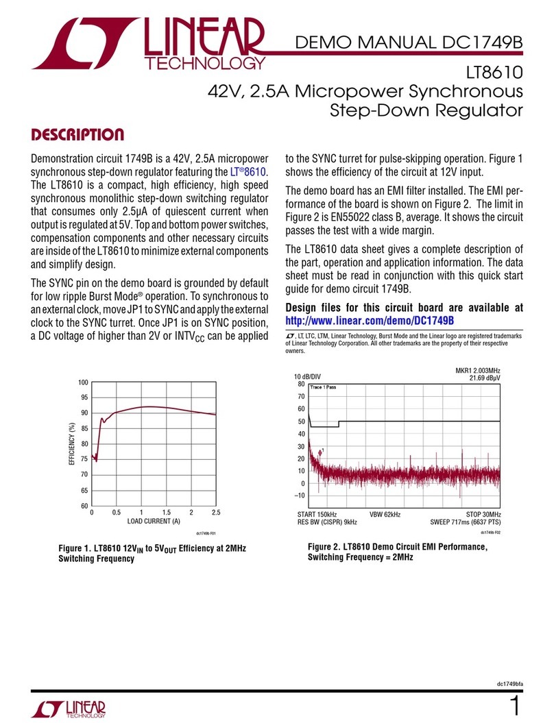 Linear Technology DC1749B Quick setup guide