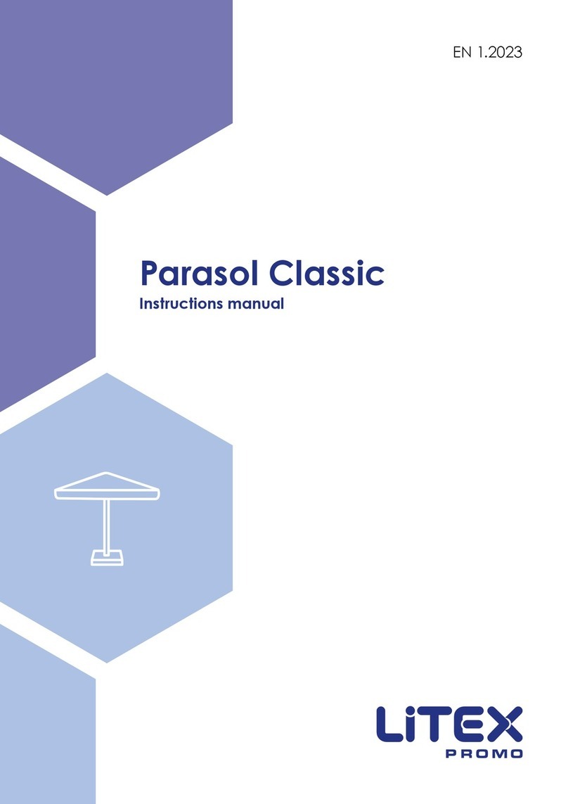 Litex Promo Parasol Classic User manual