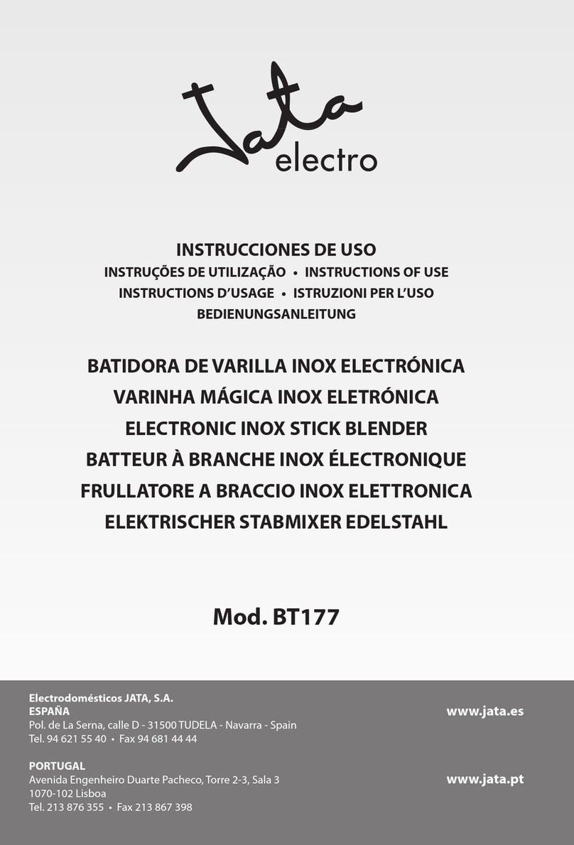 Jata electro BT177 Instructions for use