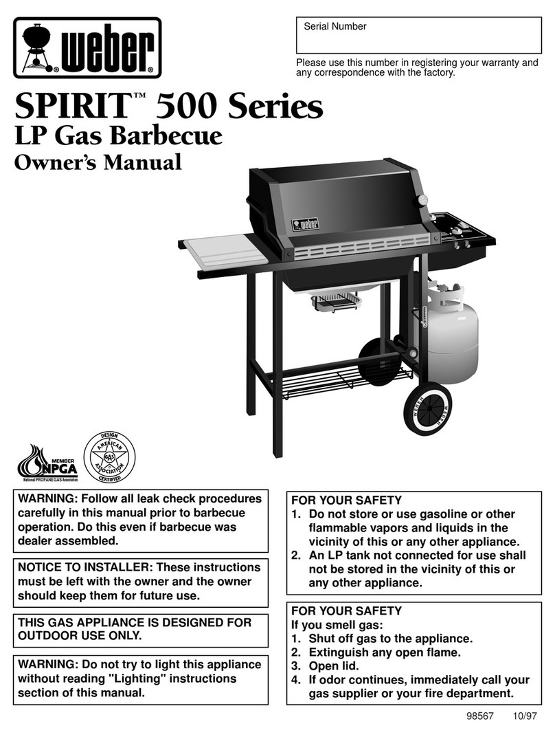 Weber SPIRIT 500 Series User manual