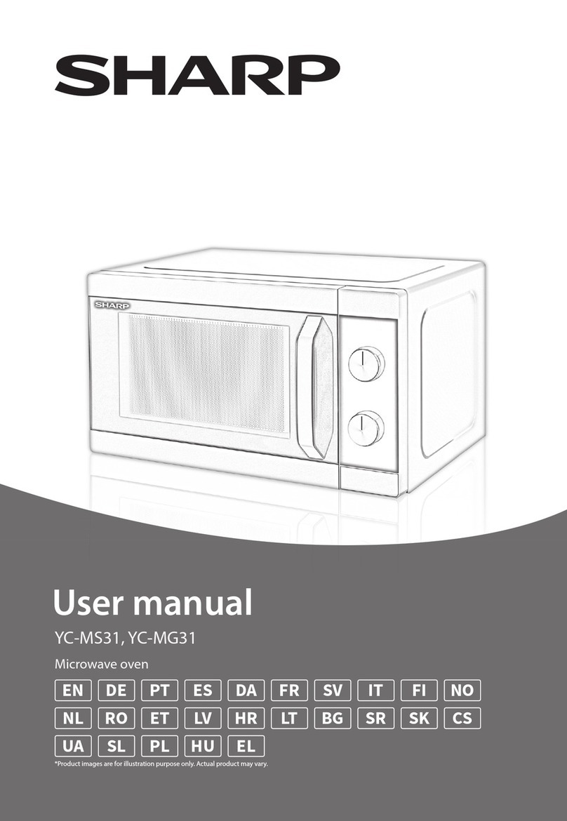 Sharp YC-MS31 User manual