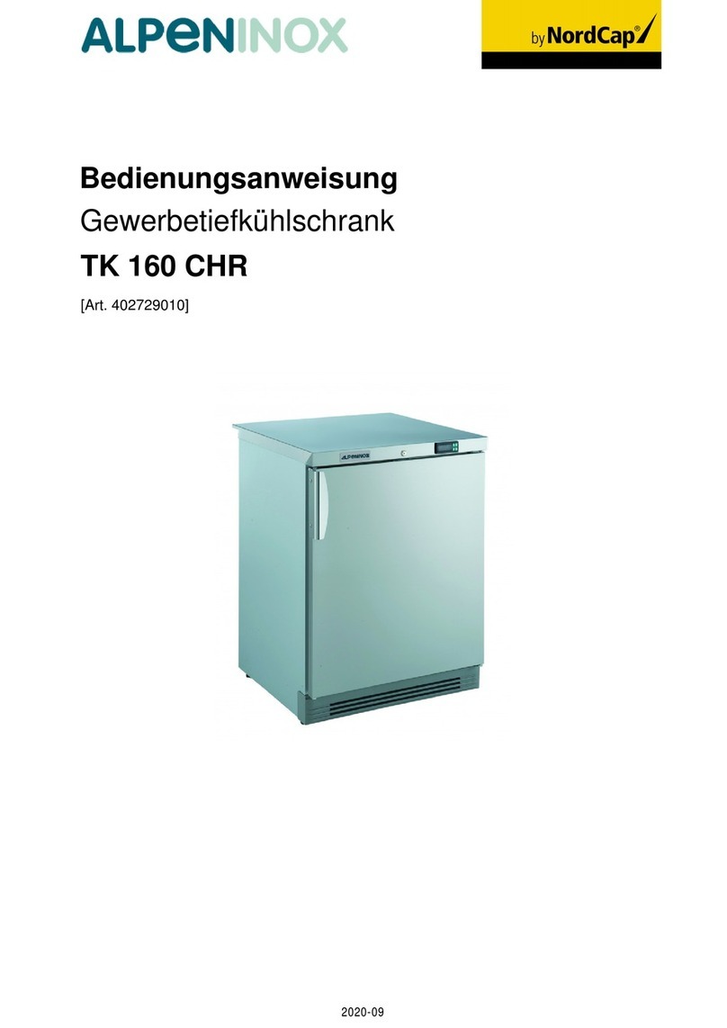 Nordcap TK 160 CHR User manual Nordcap TK 160 CHR User manual