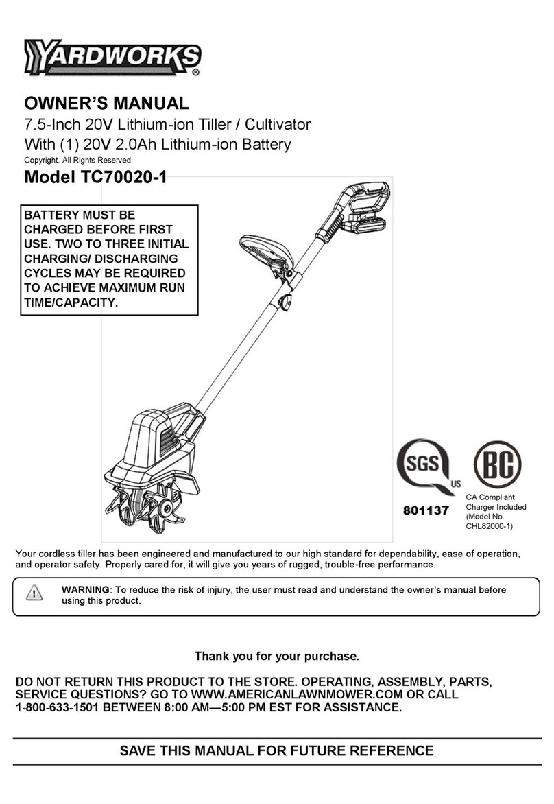 Yard Works TC70020-1 owner's manual