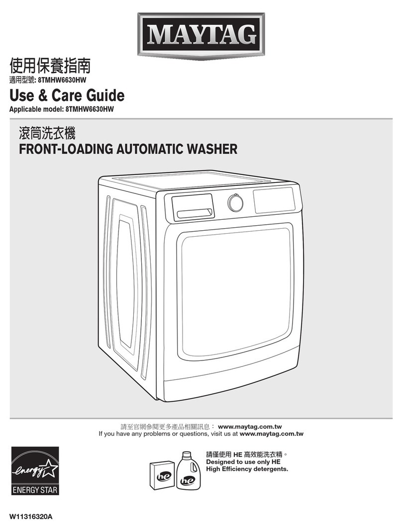 Maytag MHW6630HW32 Use & care guide