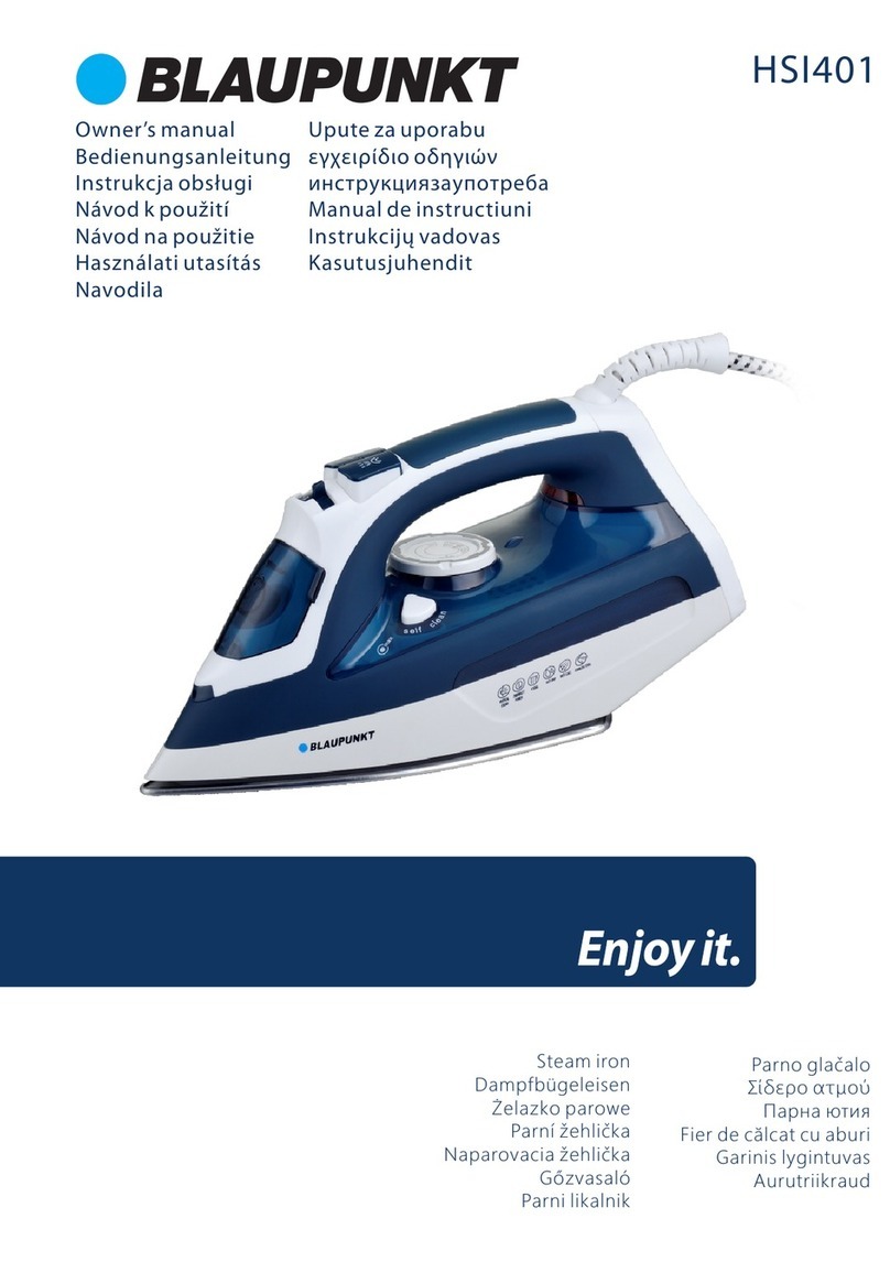 Blaupunkt HSI401 owner's manual