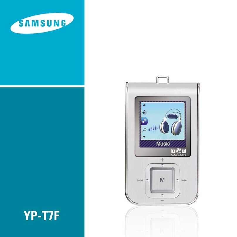 Samsung YP-T7FV manual