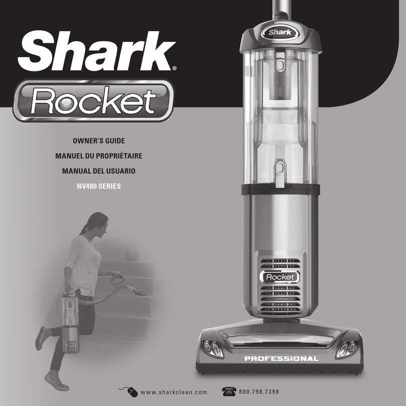 Shark Rocket NV480 Series User manual