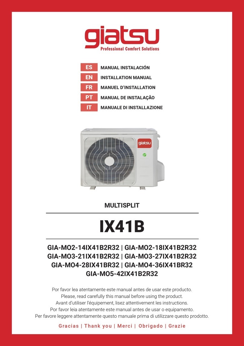 Giatsu IX41B Series installation manual