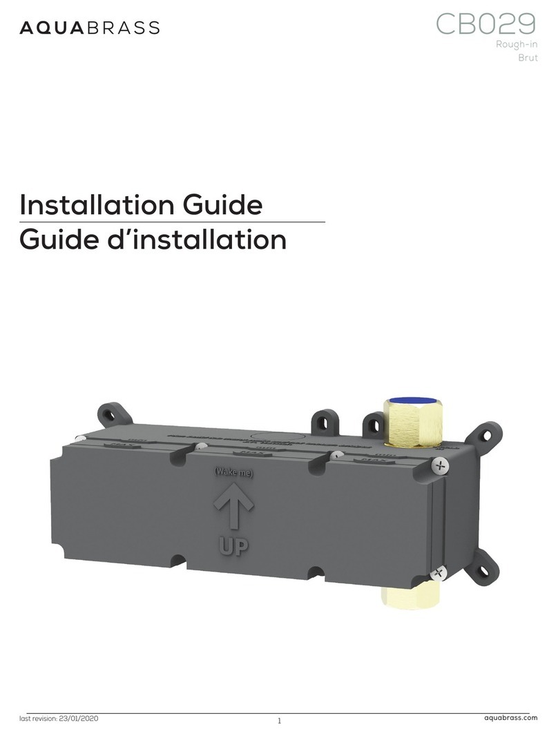 aquabrass CB029 User manual aquabrass CB029 User manual
