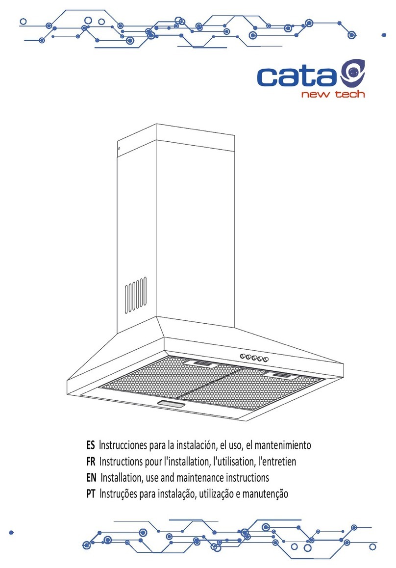 Cata V6000WH/A Installation, use and maintenance instructions