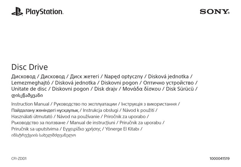 Sony PlayStation CFI-ZDD1 instruction manual