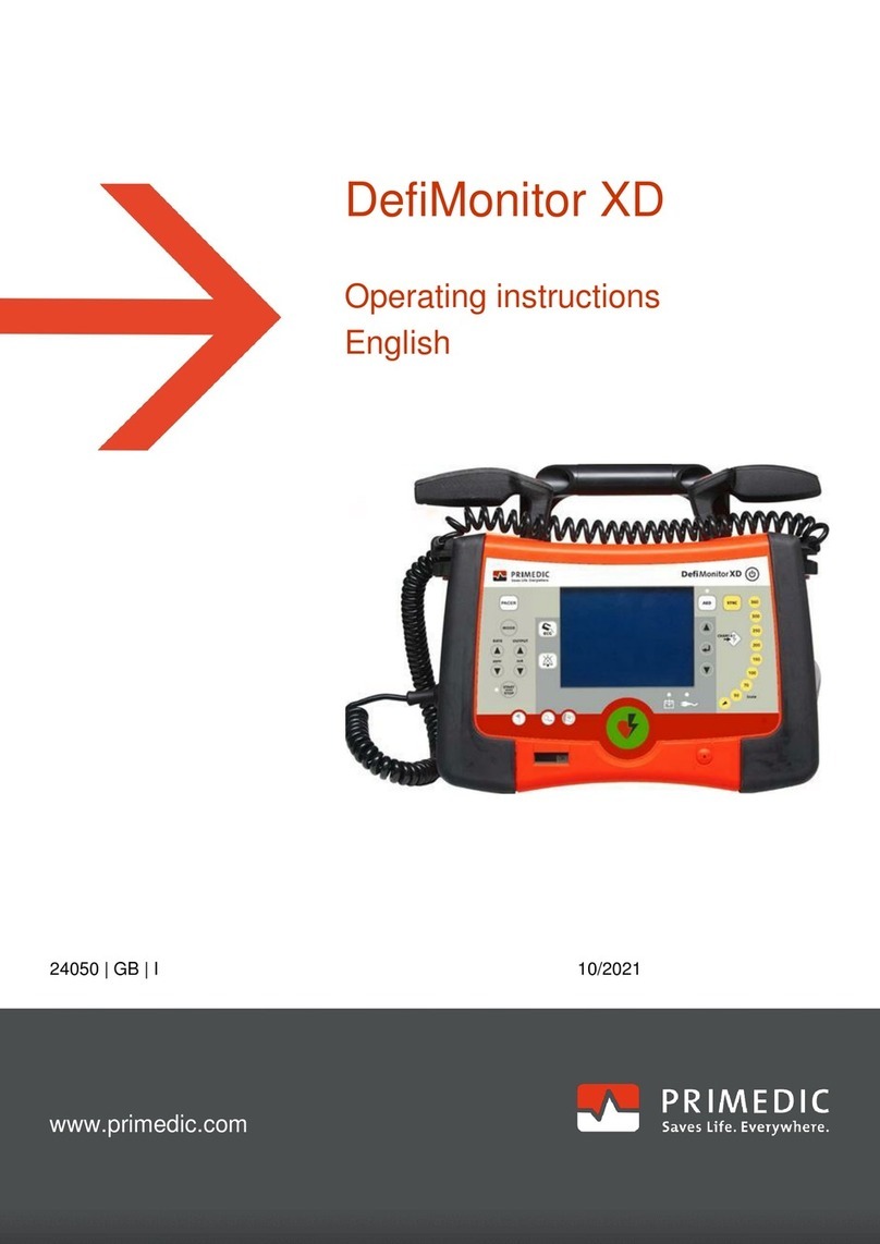 Primedic DefiMonitor XD operating instructions