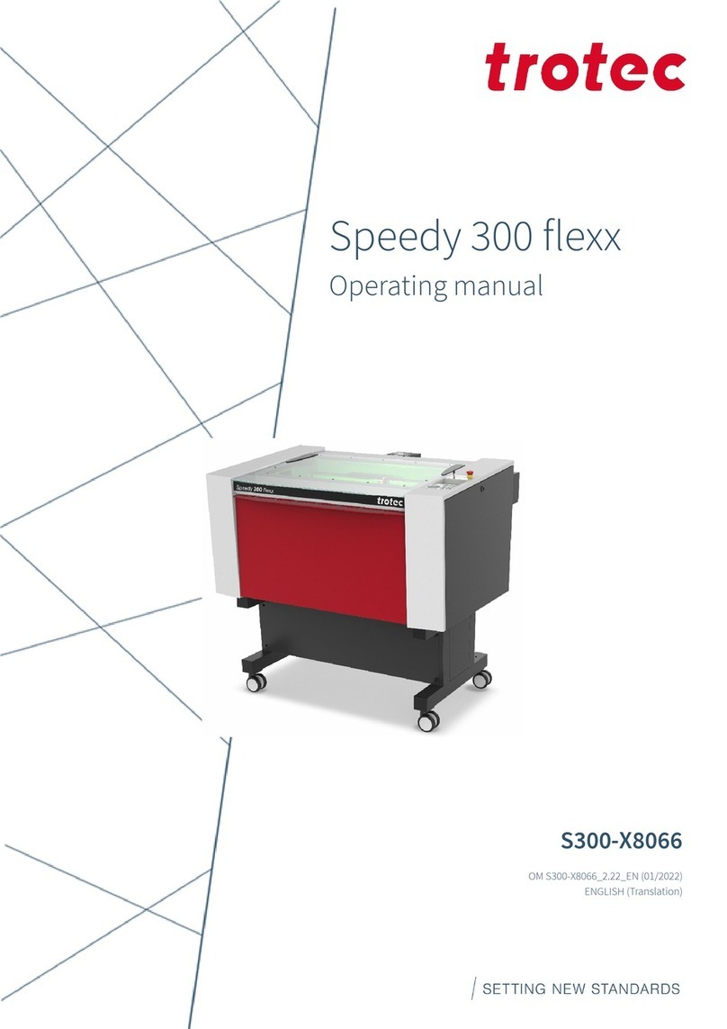 Trotec Speedy 300 flexx operating manual