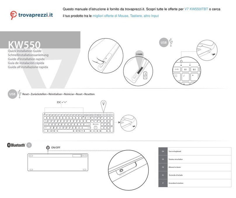 V7 KW550ITBT Quick installation guide