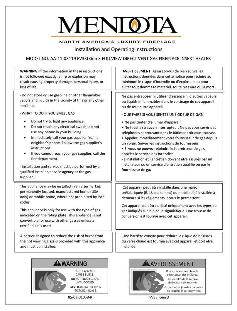 Mendota AA-11-03119 Installation and operating instructions Mendota AA-11-03119 Installation and operating instructions