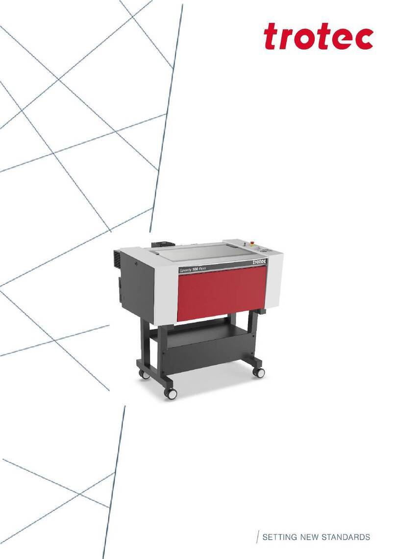 Trotec Speedy 100 flexx User manual