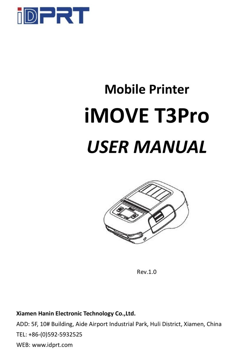 iDPRT iMOVE T3Pro User manual