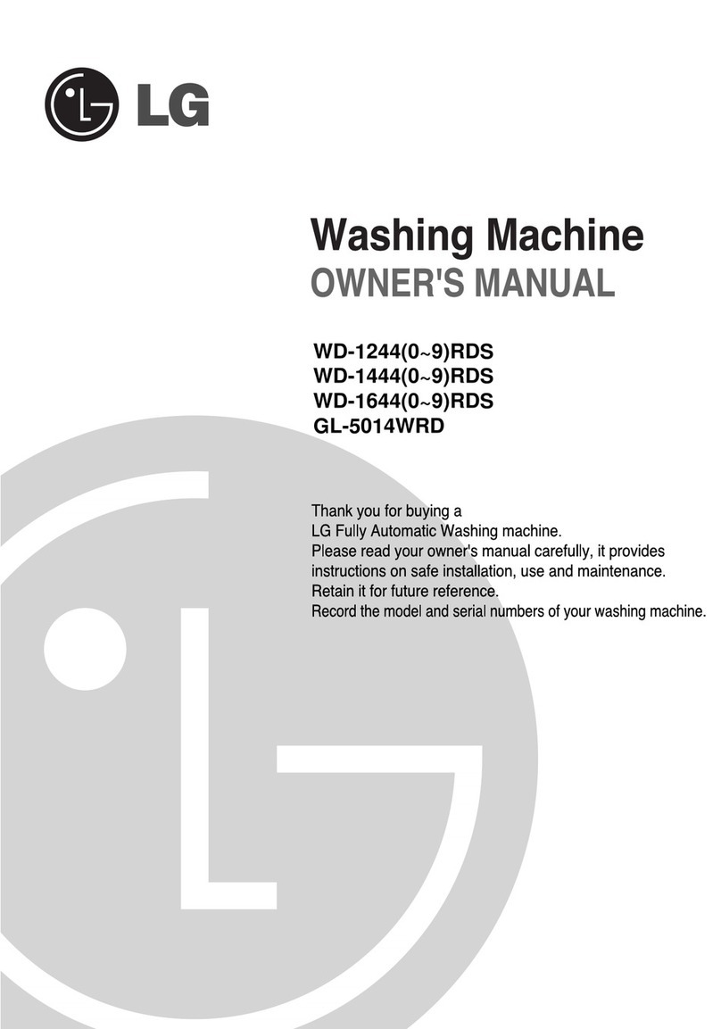 LG WD-1244RDS owner's manual