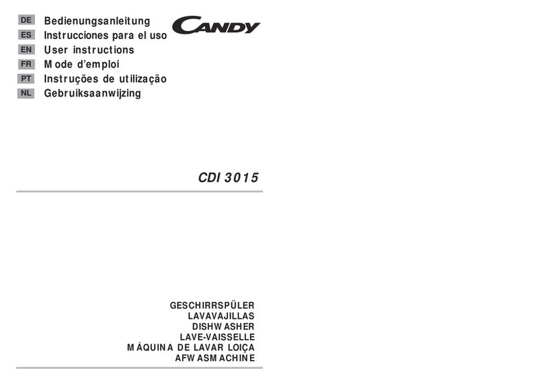 Candy CDI 3015 User manual Candy CDI 3015 User manual