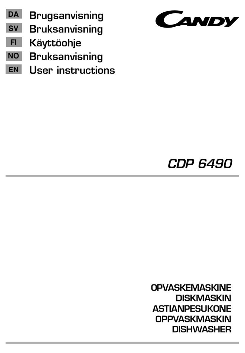 Candy CDP 6490 User instructions