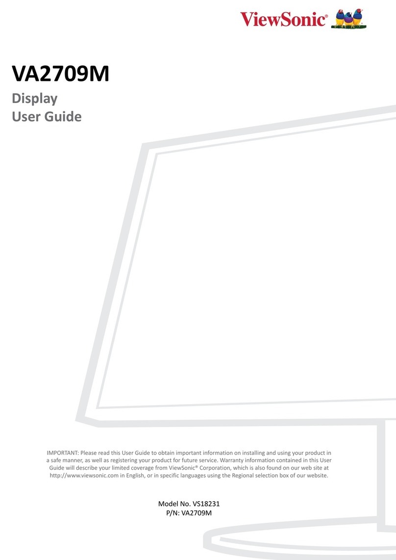 ViewSonic VA2709M User manual