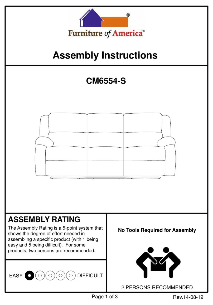 Furniture of America CM6554-S Assembly instructions