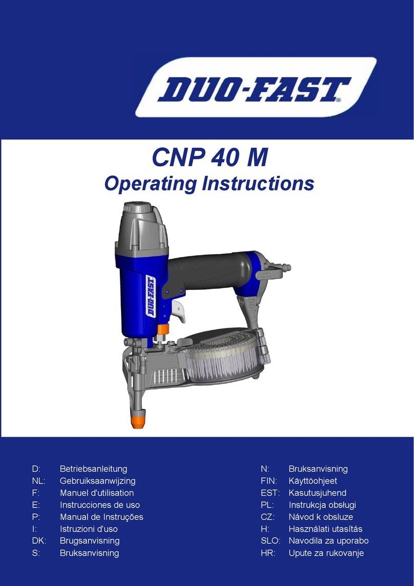 DUO-FAST CNP 40 M User manual
