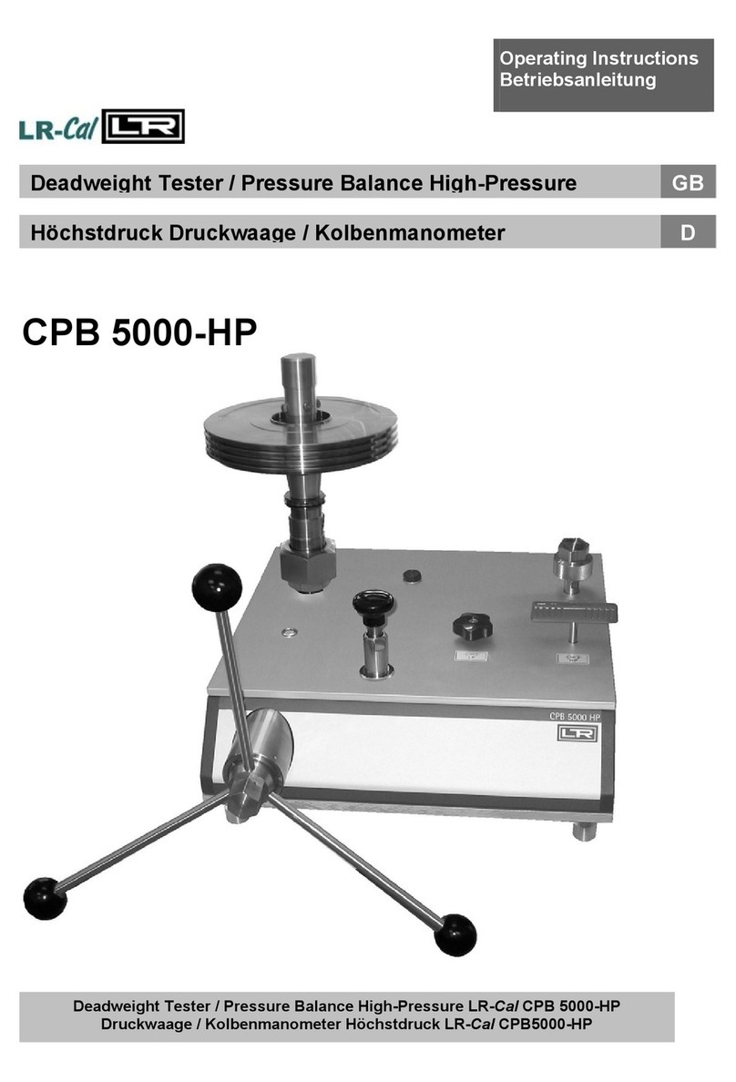 LR-Cal CPB 5000-HP User manual