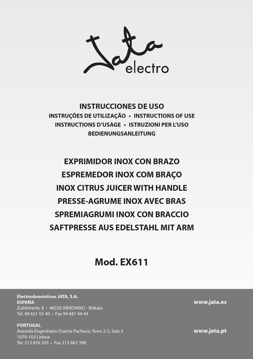 Jata electro EX611 Instructions for use